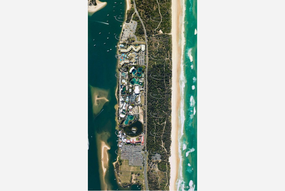 Seaworld at Main Beach Gold Coast QLD Aerial Photography