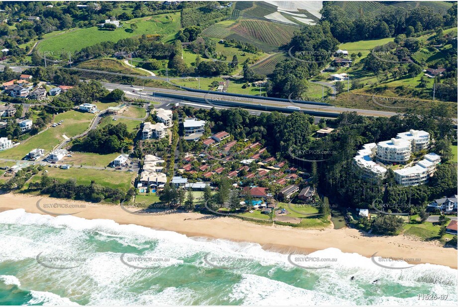 Aerial Photo Sapphire Beach NSW Aerial Photography