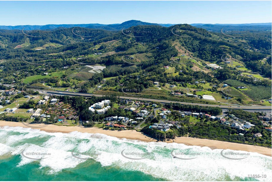 Aerial Photo Sapphire Beach NSW Aerial Photography