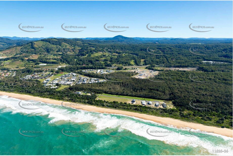 Aerial Photo Sapphire Beach NSW Aerial Photography