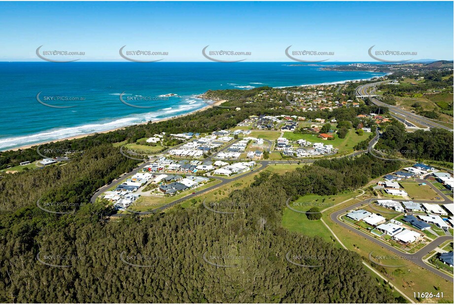 Aerial Photo Sapphire Beach NSW Aerial Photography