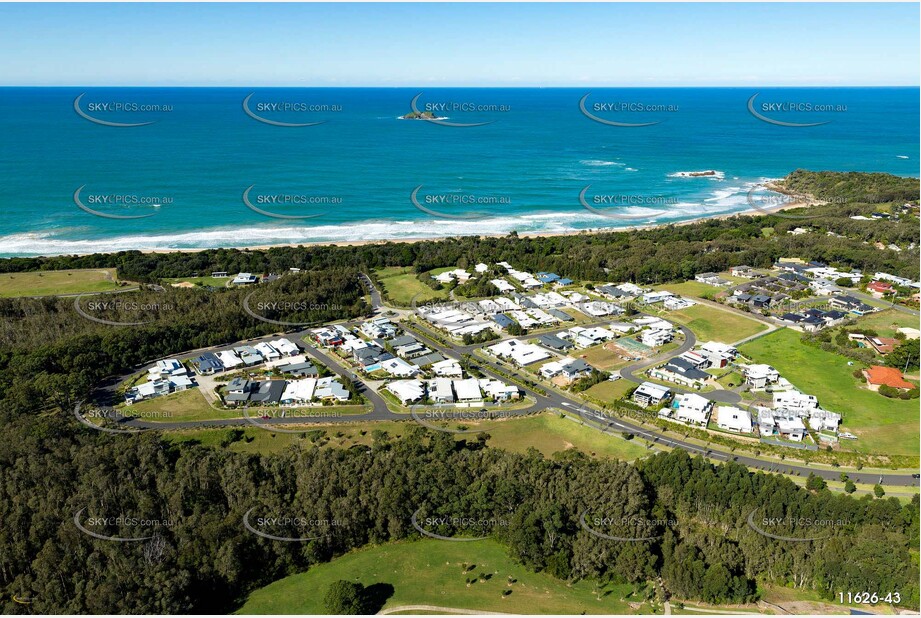 Aerial Photo Sapphire Beach NSW Aerial Photography