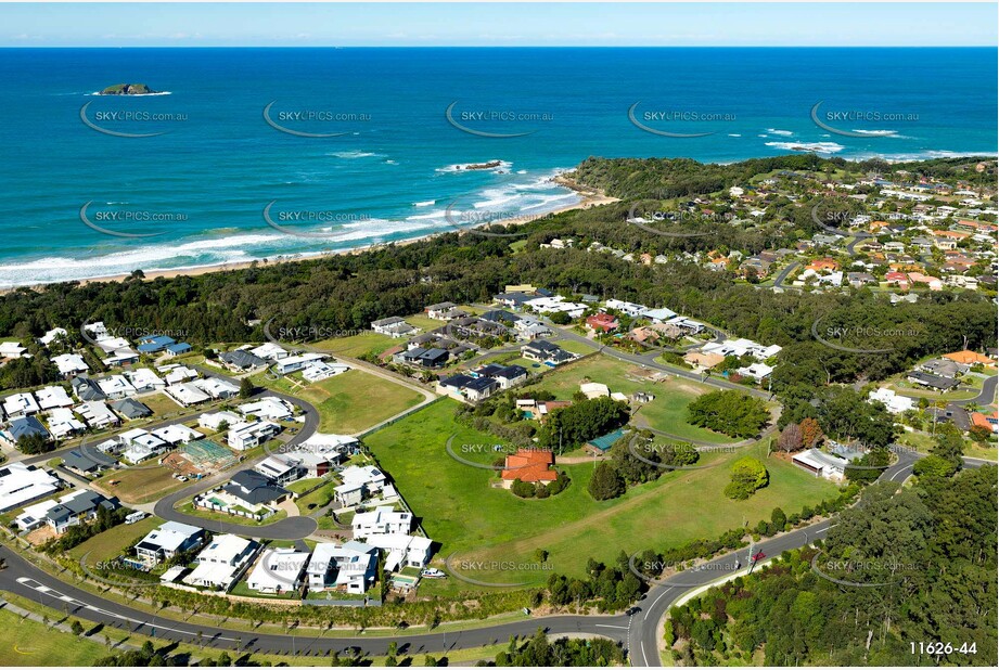 Aerial Photo Sapphire Beach NSW Aerial Photography