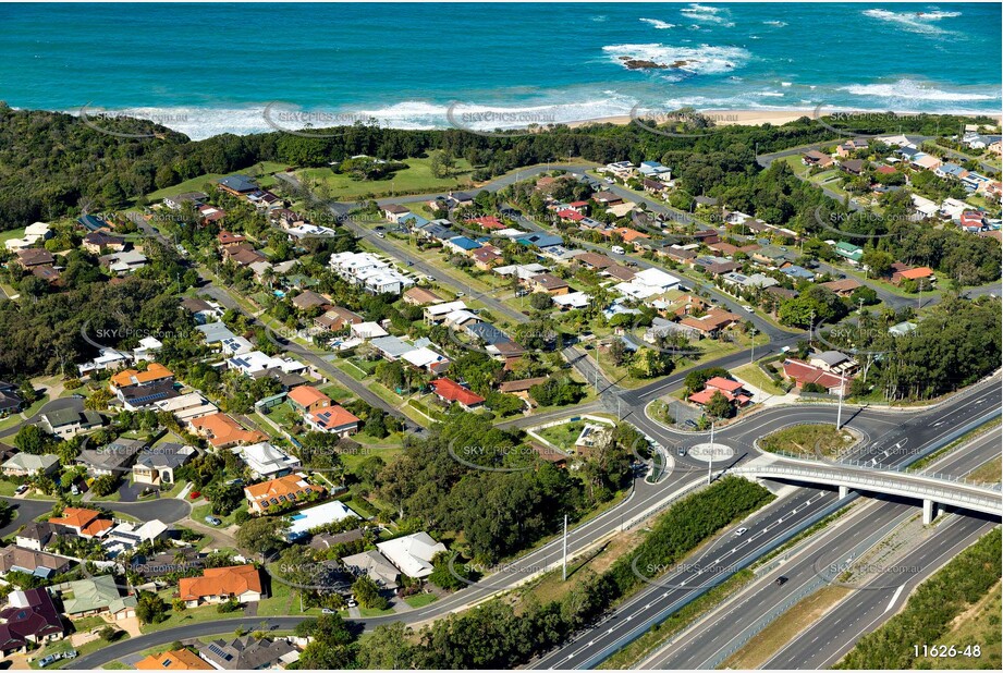 Aerial Photo Sapphire Beach NSW Aerial Photography