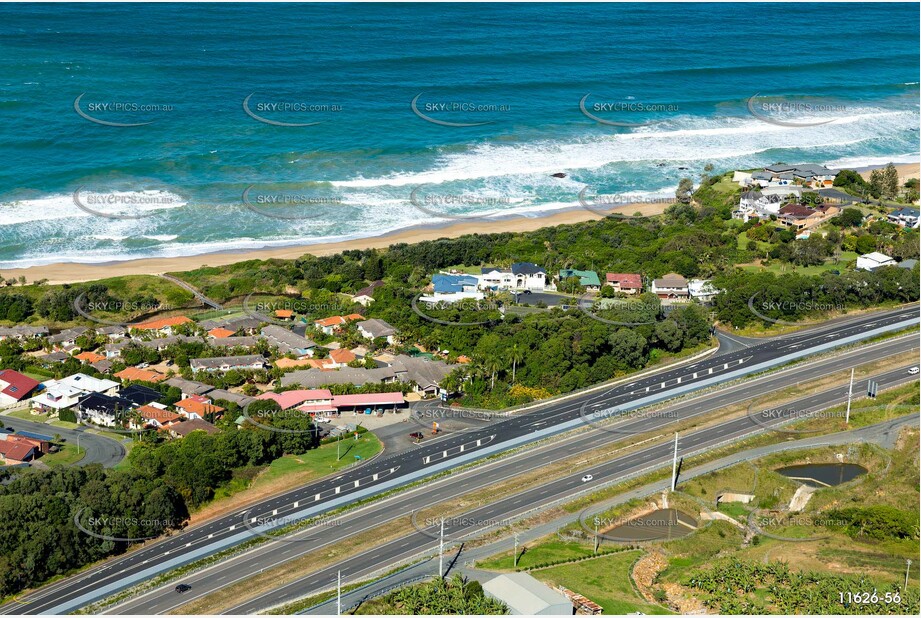 Aerial Photo Sapphire Beach NSW Aerial Photography