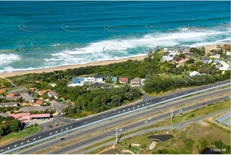 Aerial Photo Sapphire Beach NSW Aerial Photography