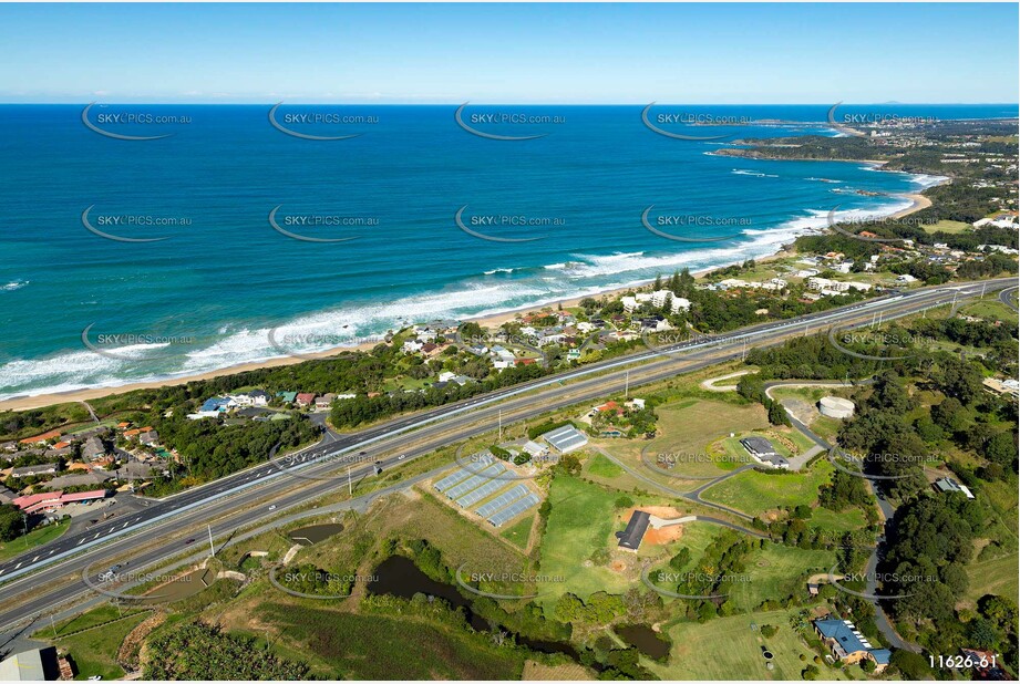 Aerial Photo Sapphire Beach NSW Aerial Photography