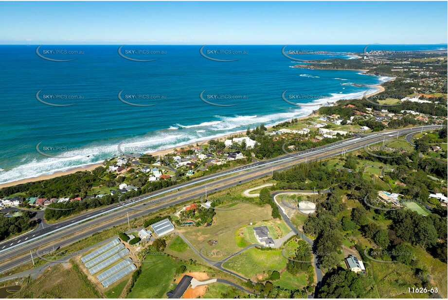 Aerial Photo Sapphire Beach NSW Aerial Photography