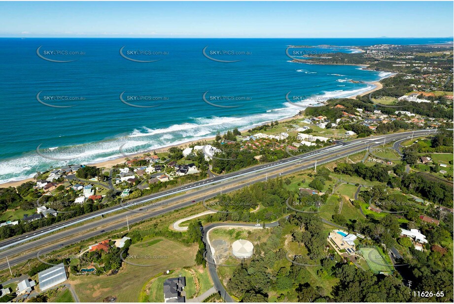 Aerial Photo Sapphire Beach NSW Aerial Photography