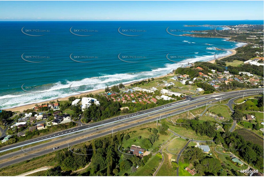 Aerial Photo Sapphire Beach NSW Aerial Photography