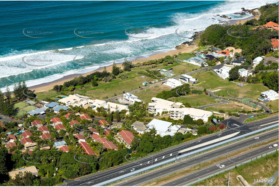 Aerial Photo Sapphire Beach NSW Aerial Photography