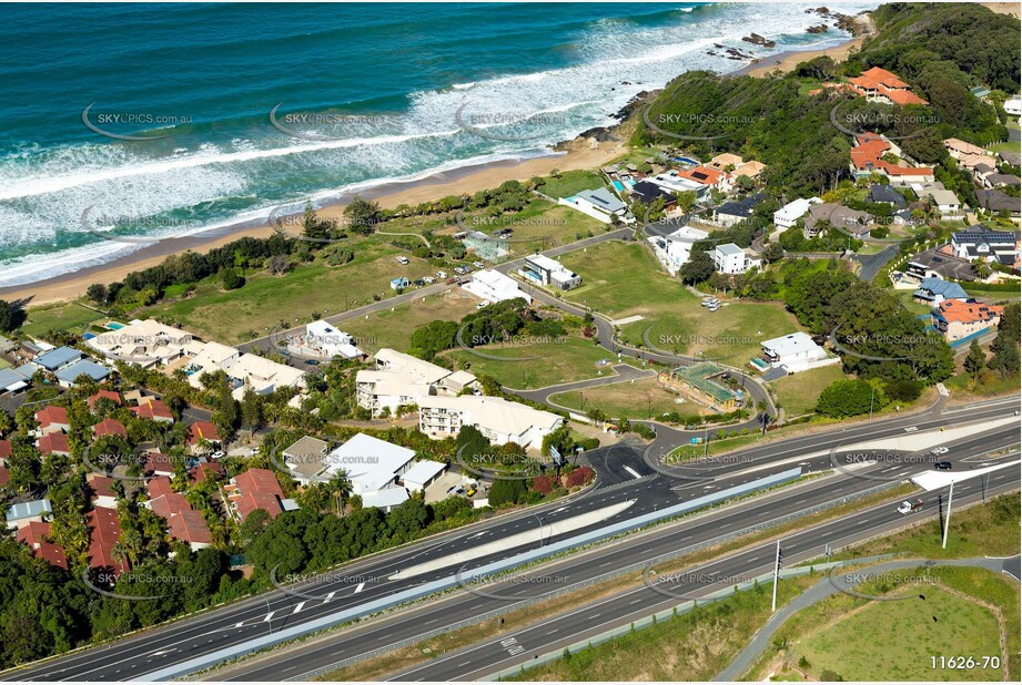 Aerial Photo Sapphire Beach NSW Aerial Photography