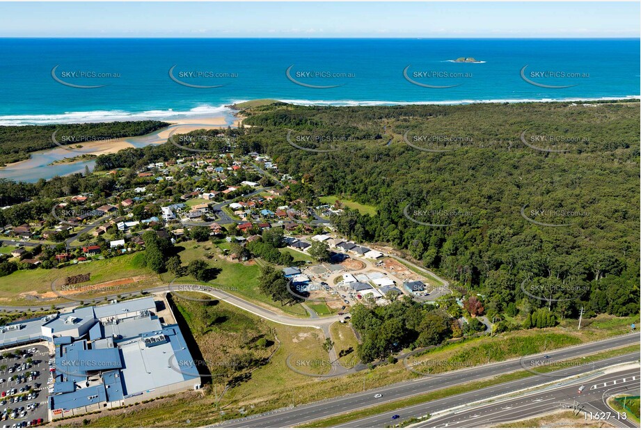 Aerial Photo Moonee Beach NSW Aerial Photography