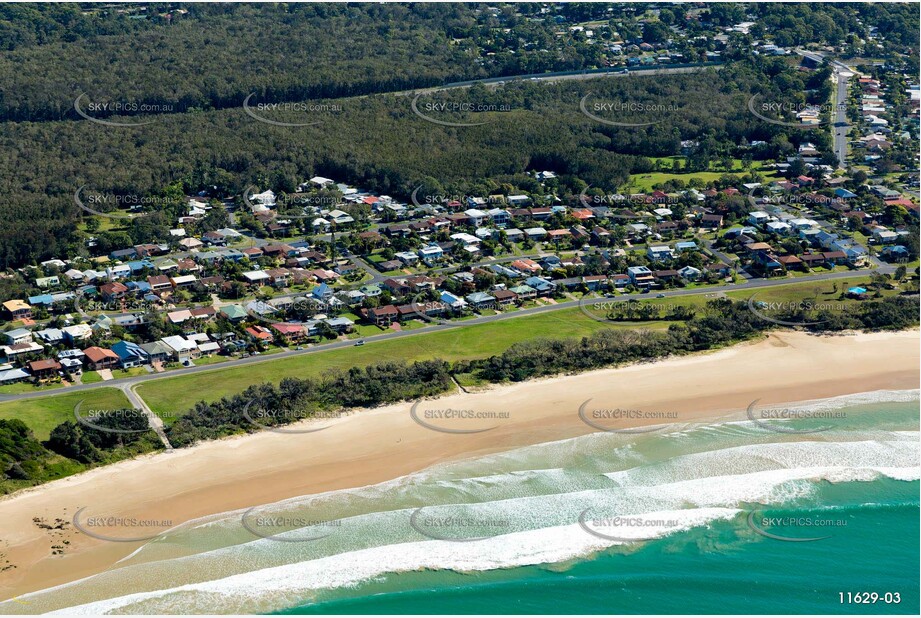 Aerial Photo Sandy Beach NSW Aerial Photography