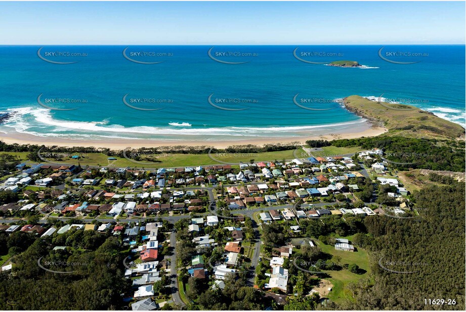 Aerial Photo Sandy Beach NSW Aerial Photography