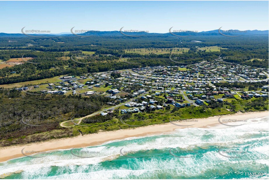 Aerial Photo Corindi Beach NSW Aerial Photography