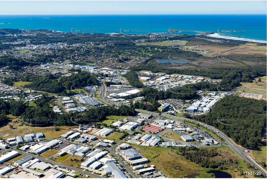 Aerial Photo North Boambee Valley Aerial Photography