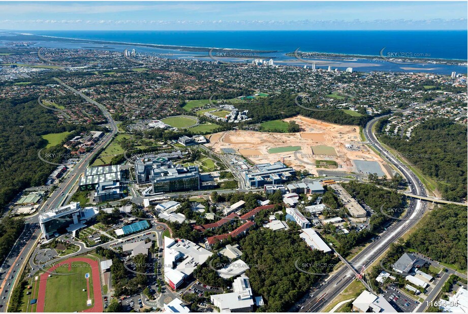 Griffith Uni & Gold Coast University Hospital QLD Aerial Photography