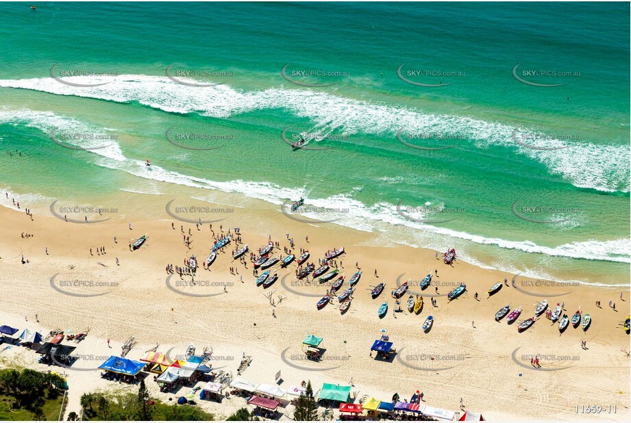 Surf Life Saving Championships at Tugun QLD Aerial Photography