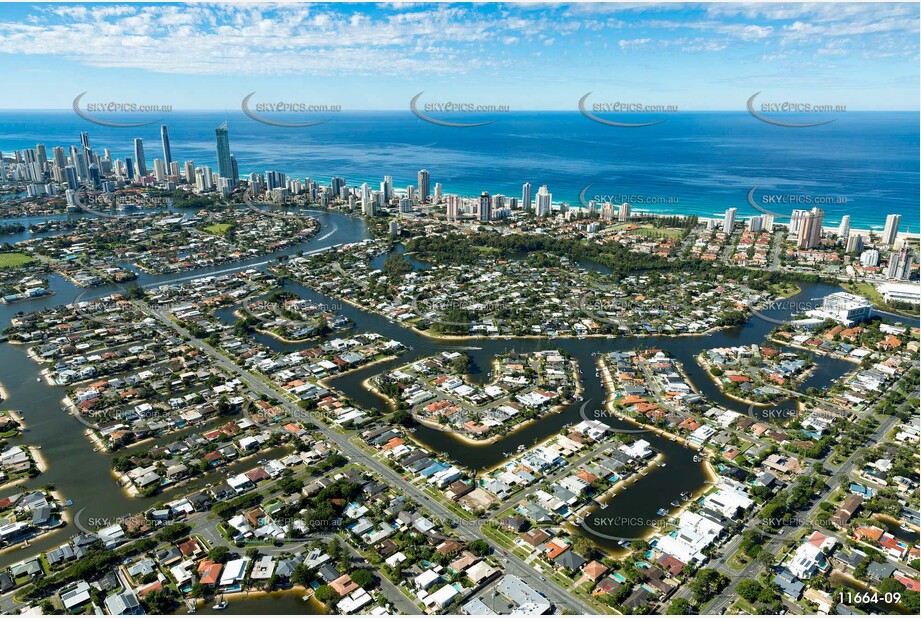 Broadbeach Waters Gold Coast QLD Aerial Photography