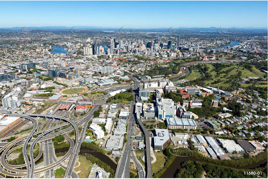 Aerial Photo Bowen Hills QLD Aerial Photography