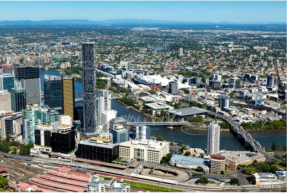 Aerial Photo Brisbane CBD QLD Aerial Photography