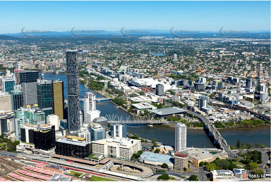 Aerial Photo Brisbane CBD QLD Aerial Photography