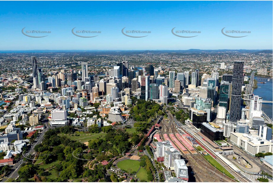 Aerial Photo Brisbane CBD QLD Aerial Photography