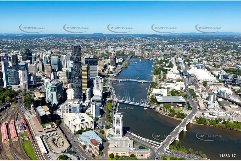 Aerial Photo Brisbane CBD QLD Aerial Photography