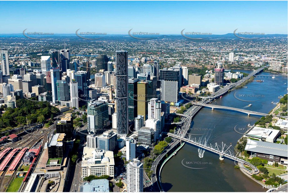 Aerial Photo Brisbane CBD QLD Aerial Photography