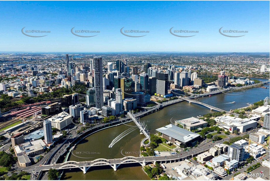 Aerial Photo Brisbane CBD QLD Aerial Photography