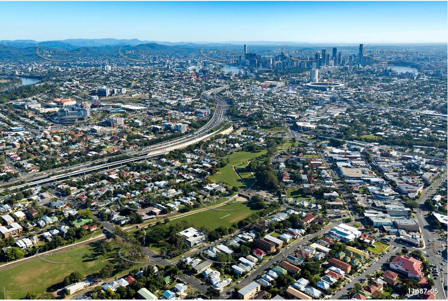 Aerial Photo Greenslopes QLD Aerial Photography