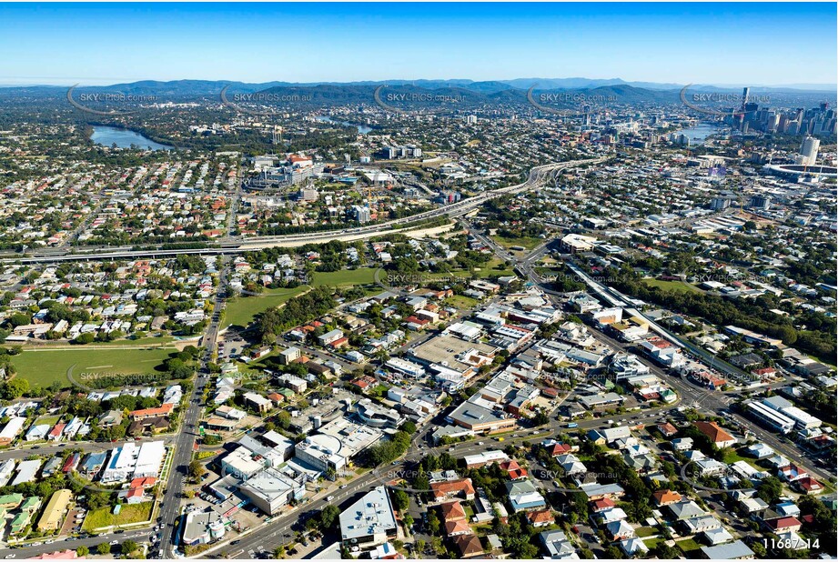 Aerial Photo Greenslopes QLD Aerial Photography