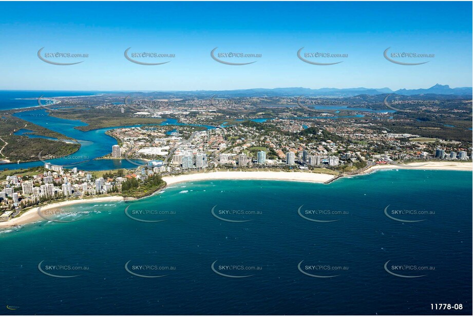 Aerial Photo Kirra - Coolangattta QLD Aerial Photography