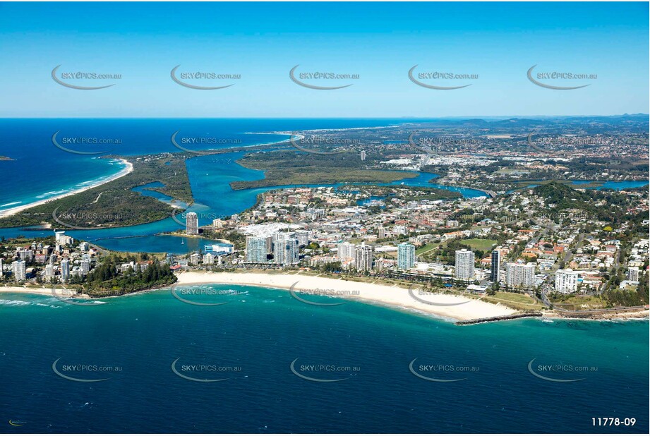 Aerial Photo Kirra - Coolangattta QLD Aerial Photography