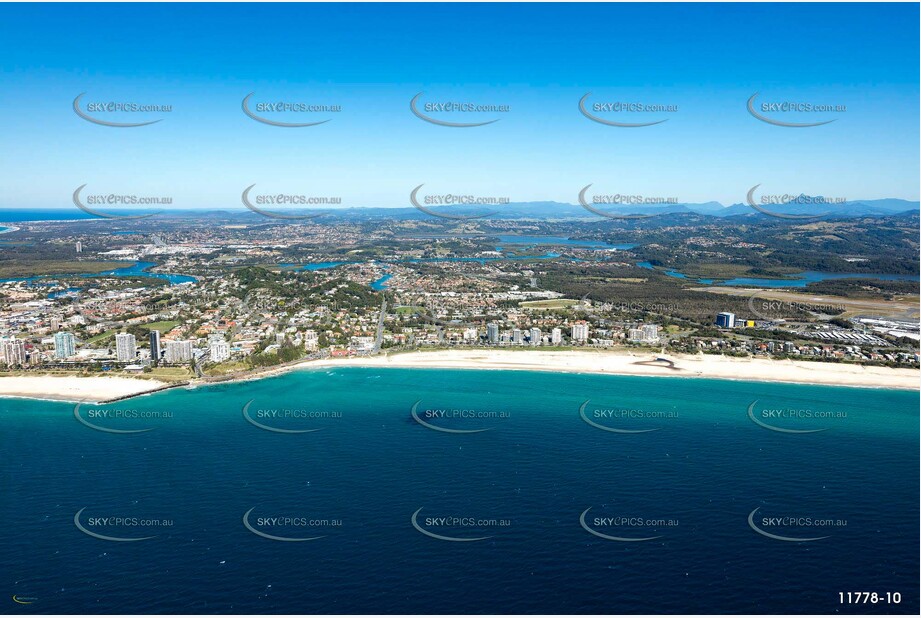 Aerial Photo Kirra - Coolangattta QLD Aerial Photography