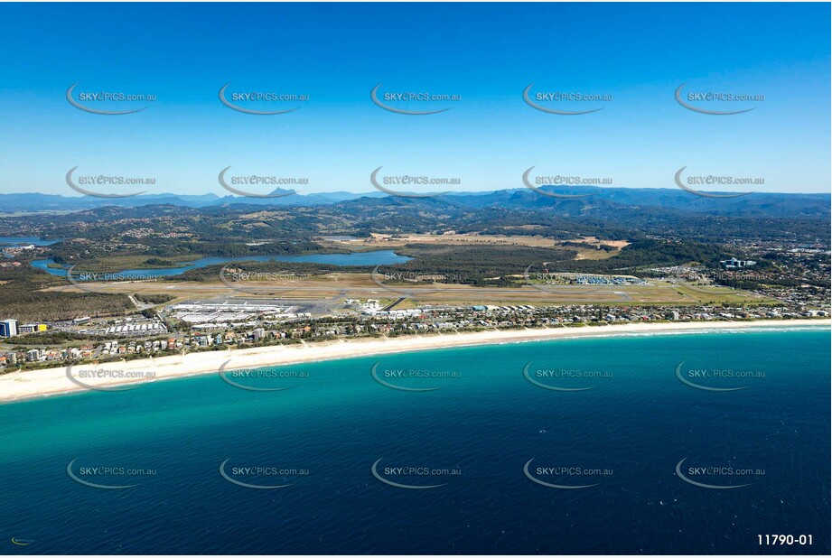 Gold Coast Airport at Bilinga QLD QLD Aerial Photography