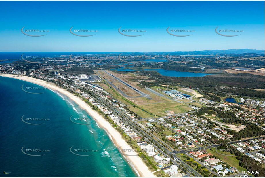 Gold Coast Airport at Bilinga QLD QLD Aerial Photography