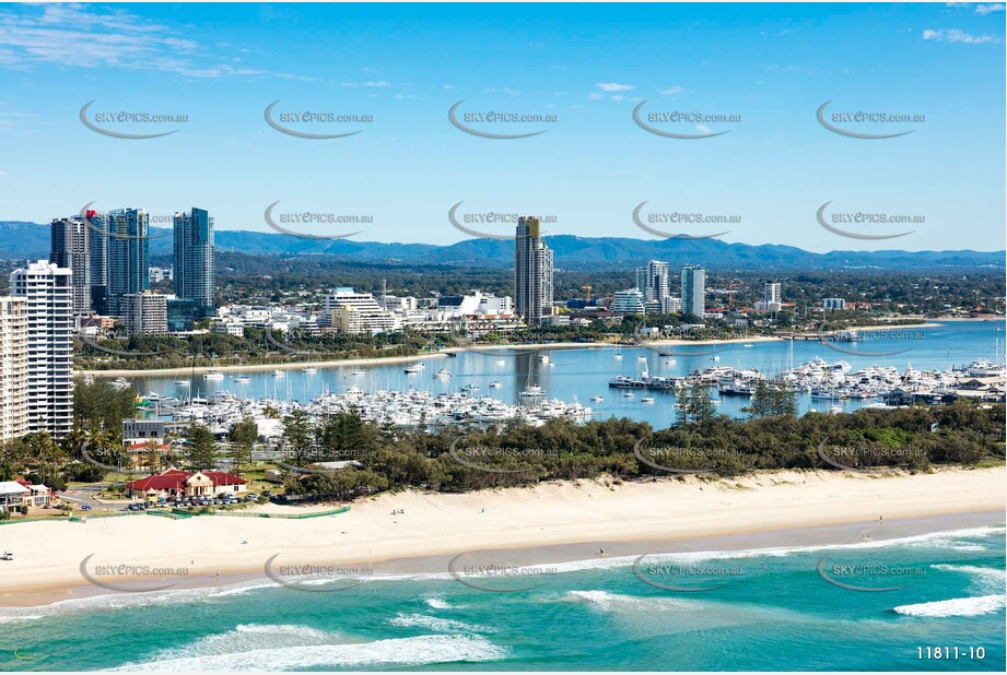 Aerial Photo Main Beach QLD Aerial Photography