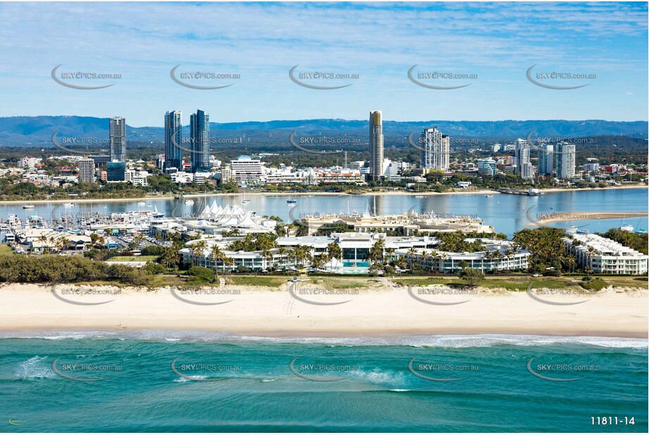 Aerial Photo Main Beach QLD Aerial Photography