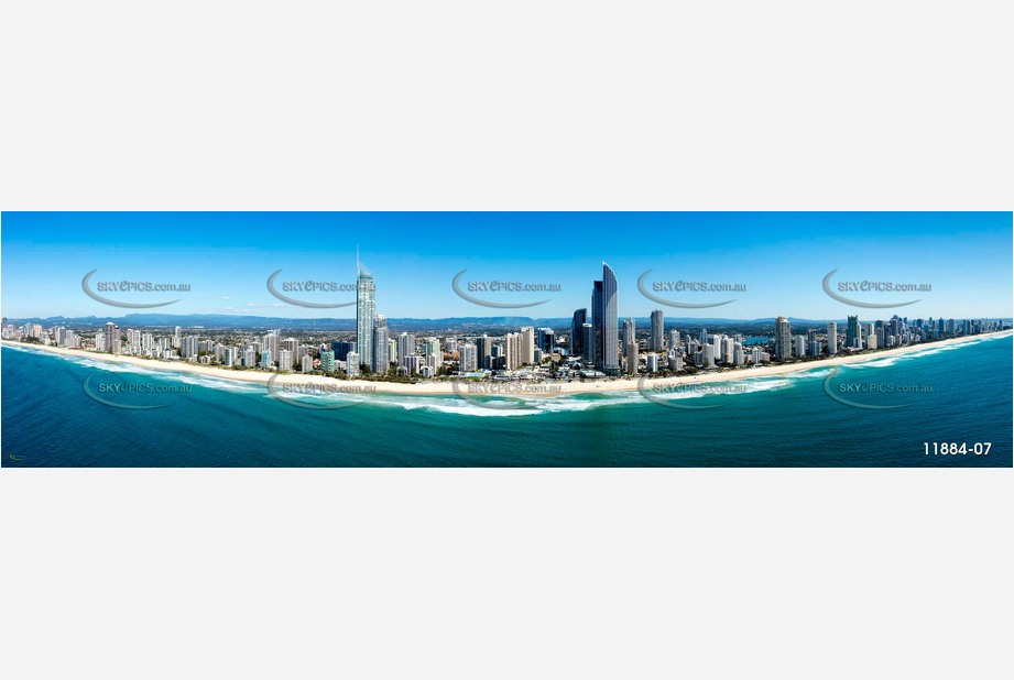 Panoramic Surfers Paradise - Gold Coast QLD QLD Aerial Photography