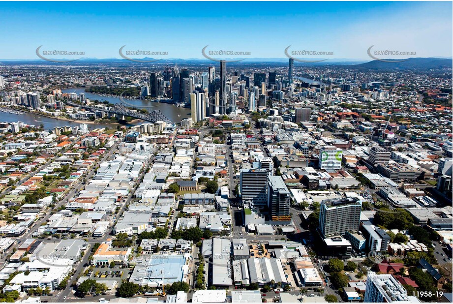 Aerial Photo Fortitude Valley QLD Aerial Photography