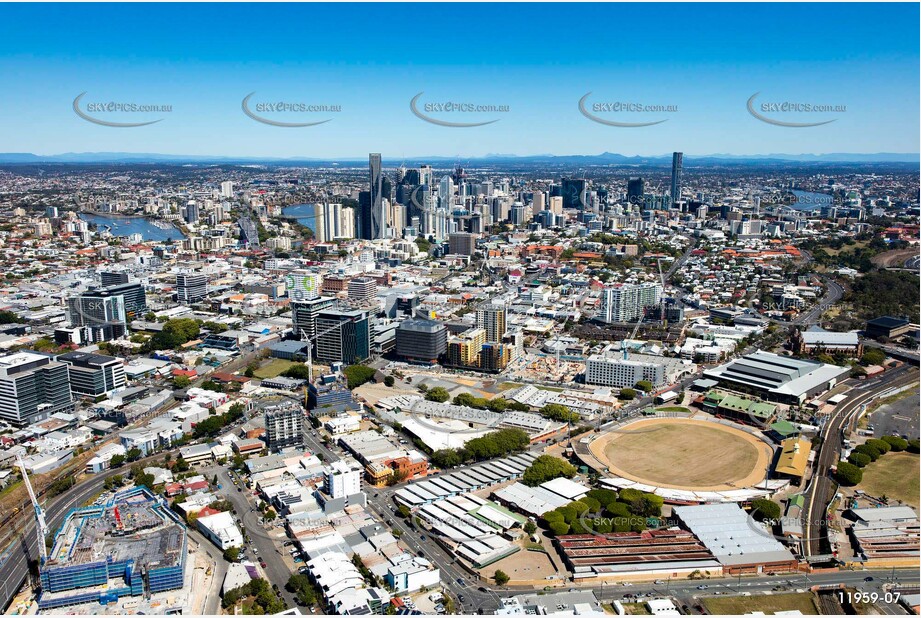 Aerial Photo Bowen Hills QLD Aerial Photography