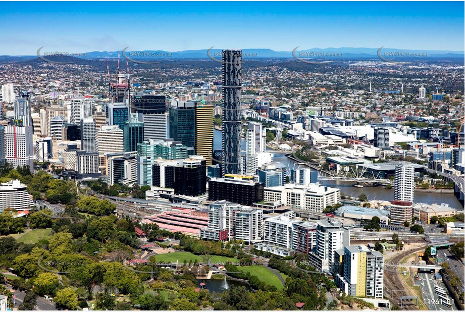 Aerial Photo Brisbane CBD QLD Aerial Photography