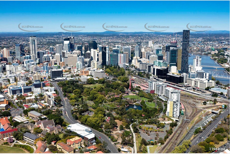 Aerial Photo Brisbane CBD QLD Aerial Photography