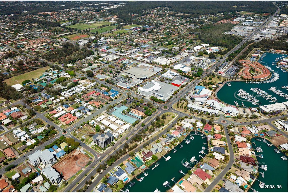 Aerial Photo Cleveland QLD Aerial Photography