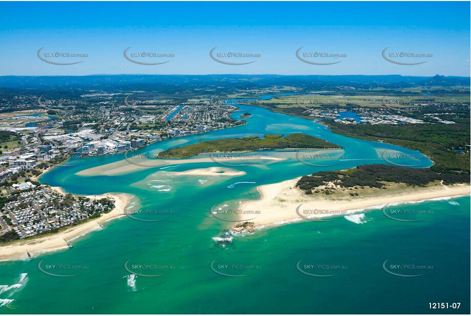 Maroochy River Entrance & Bar QLD Aerial Photography