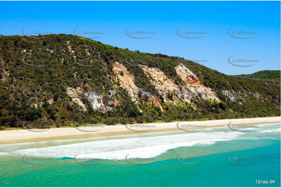 Coloured Sands - Teewah Beach QLD Aerial Photography