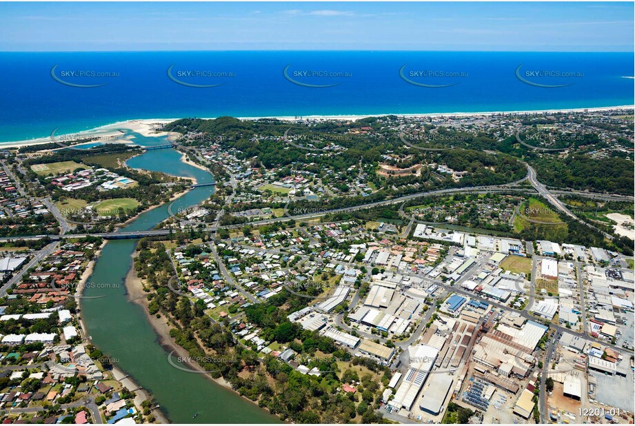 Aerial Photo Currumbin Waters QLD Aerial Photography