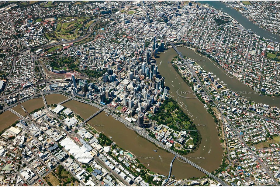 High Altitude Aerial Photo of Brisbane QLD QLD Aerial Photography